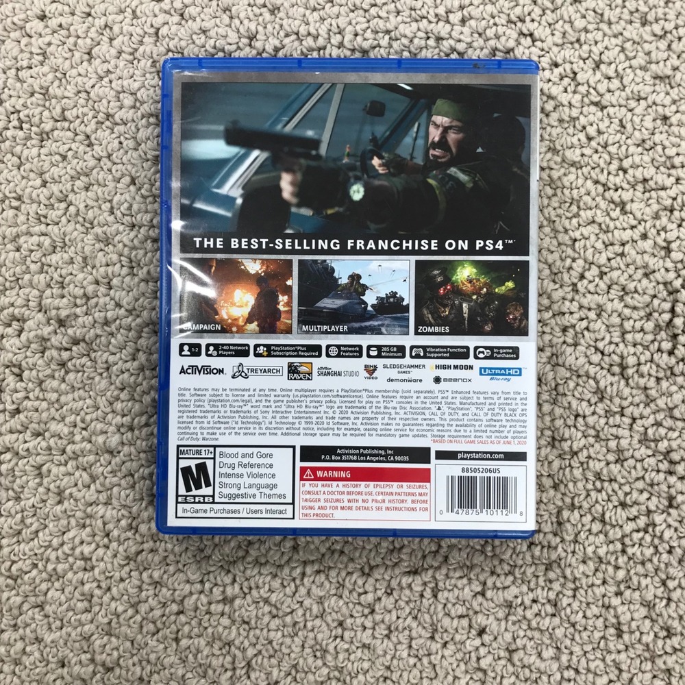 Call of Duty Black Ops Cold War Sony PlayStation 5 PS5 Video Game 2020 FPS - Picture 2 of 4